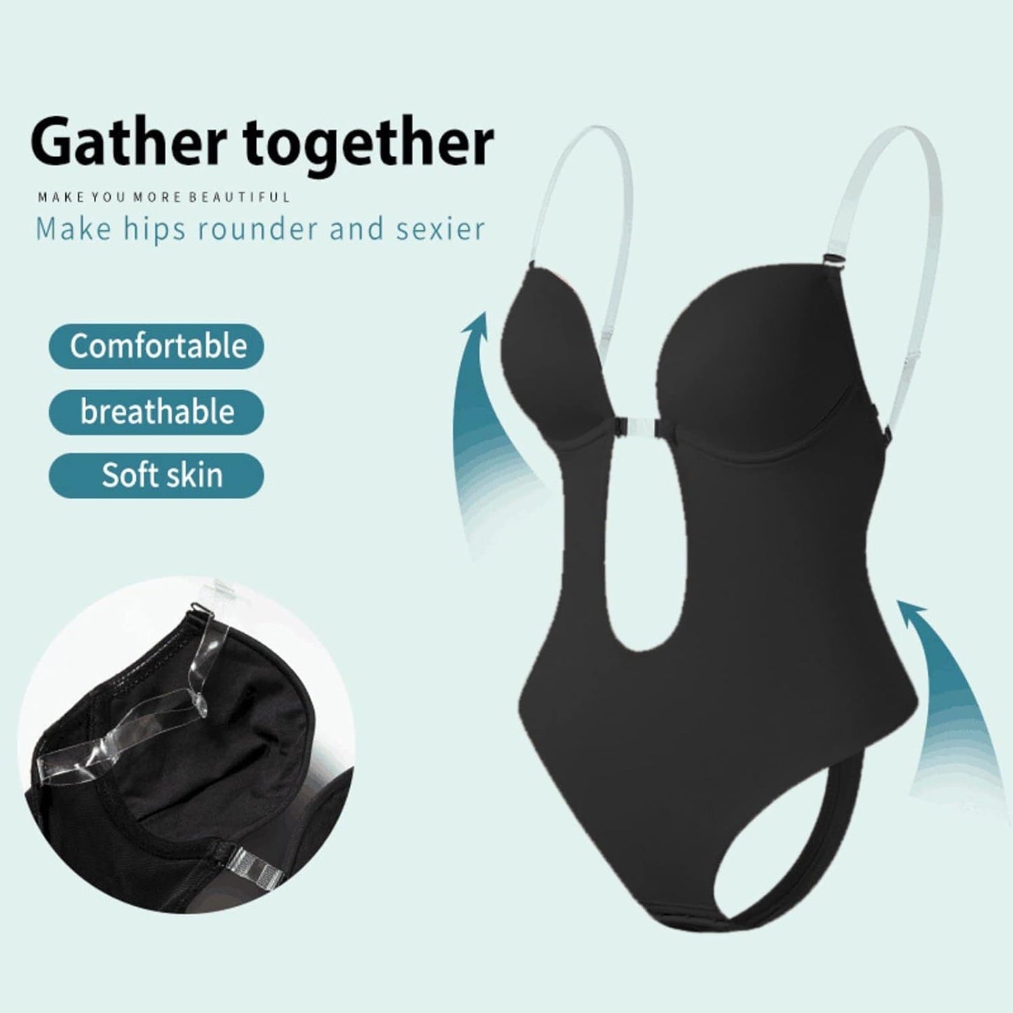 Body Moldeador Para Ropa Con Escote