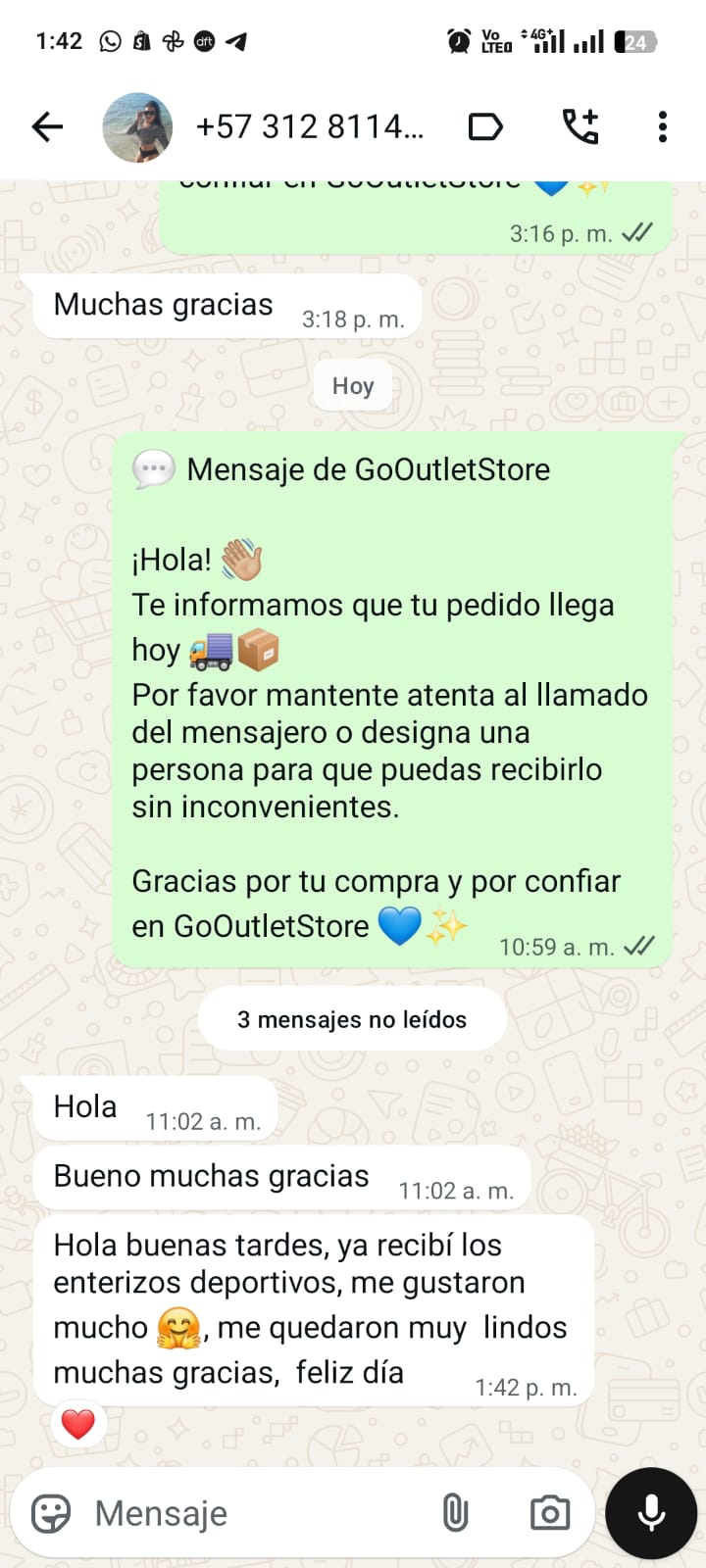 ⭐️⭐️⭐️⭐️⭐️<strong>“Pensé que la talla única no me quedaría, pero ¡es perfecta!”</strong>— <em>Verónica G.</em>