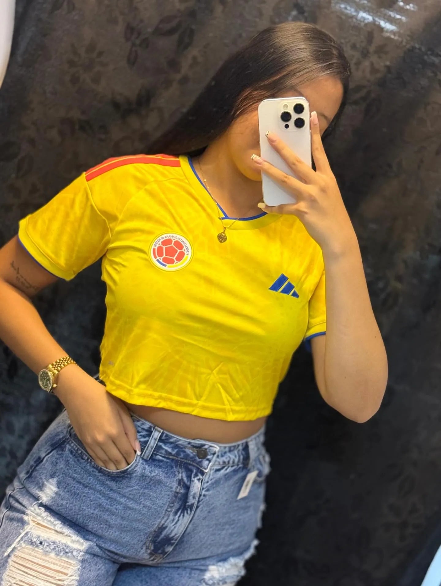 Crop top selección Colombia 2026